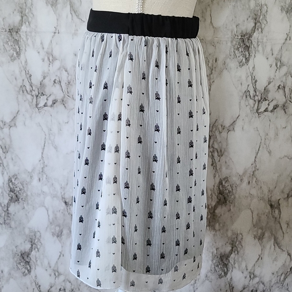 Maurices chiffon birdcage skirt size small - Picture 3 of 6